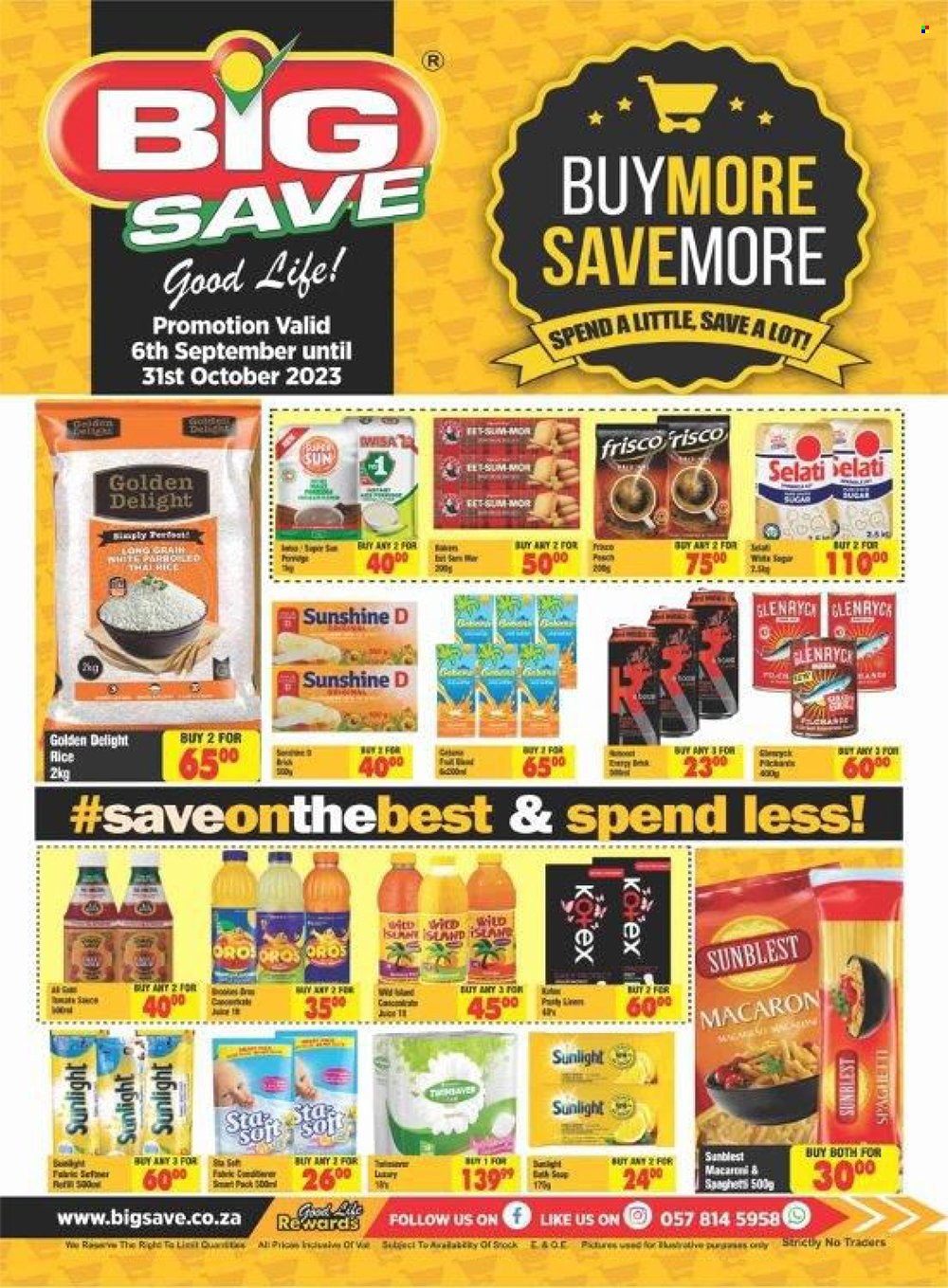Big Save specials - 06/09/2023 - 31/10/2023. Page 1