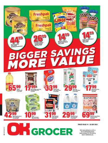 OK Foods catalogue  - 14/09/2023 - 25/09/2023.