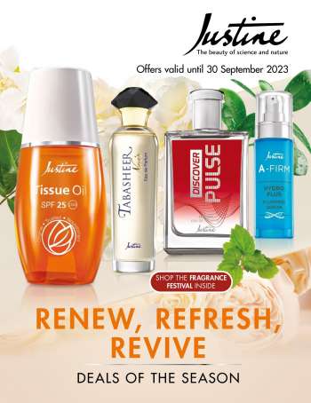 Justine catalogue  - 20/09/2023 - 30/09/2023.