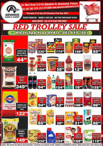 Advance Cash & Carry catalogue  - 21/09/2023 - 23/09/2023.