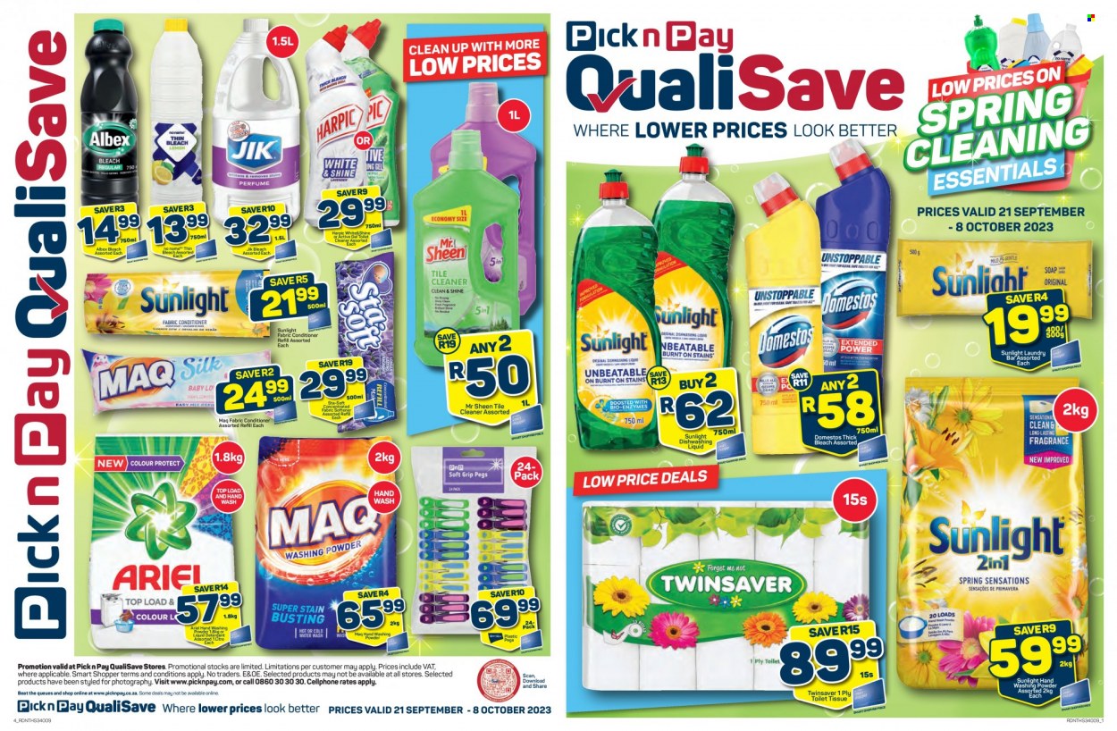 Pick n Pay specials - 21/09/2023 - 08/10/2023. Page 1