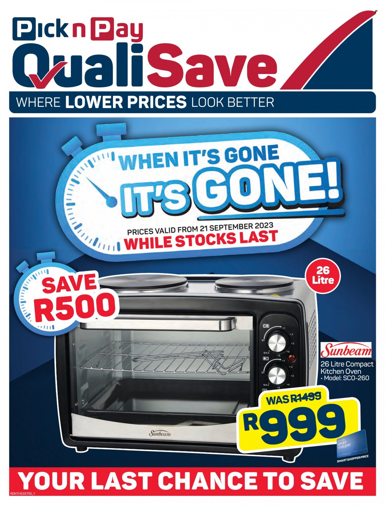 Pick n Pay QualiSave specials - 21/09/2023 - 08/10/2023. Page 1