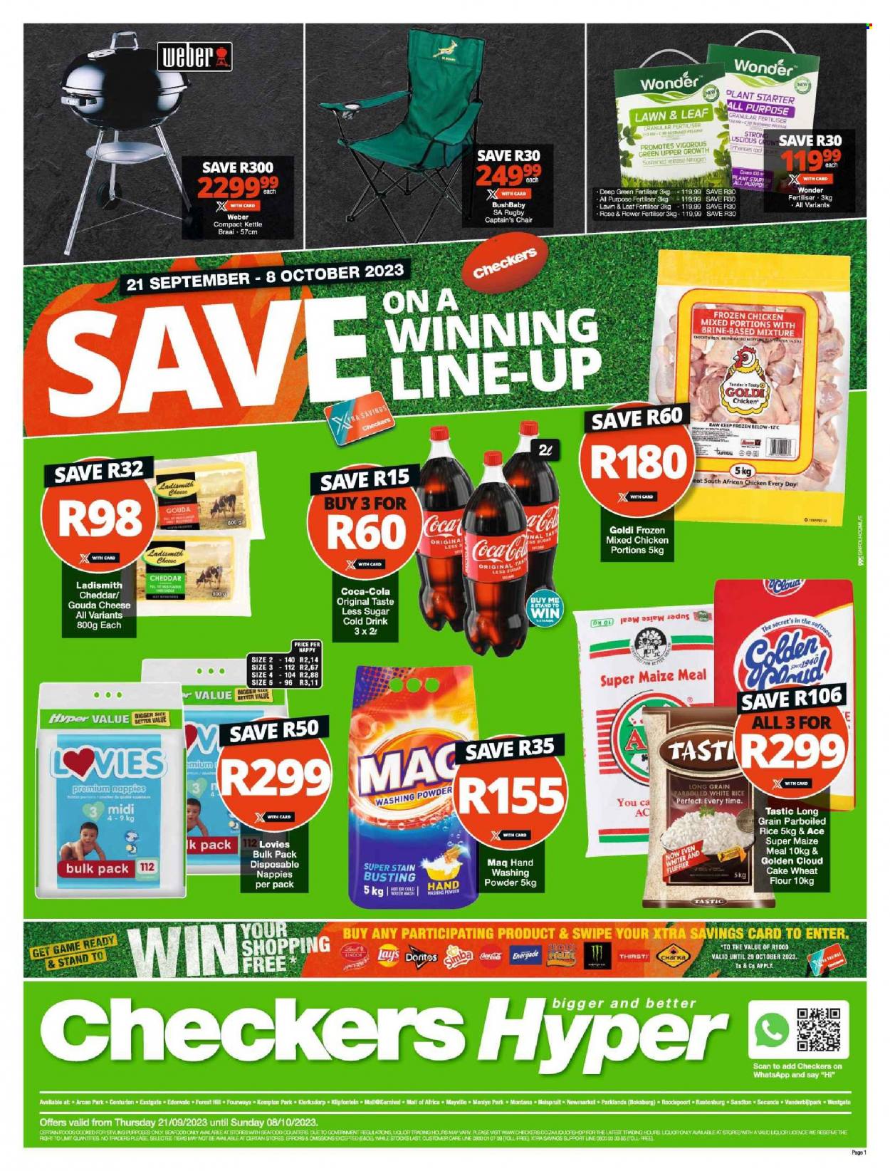Checkers specials - 21/09/2023 - 08/10/2023. Page 1