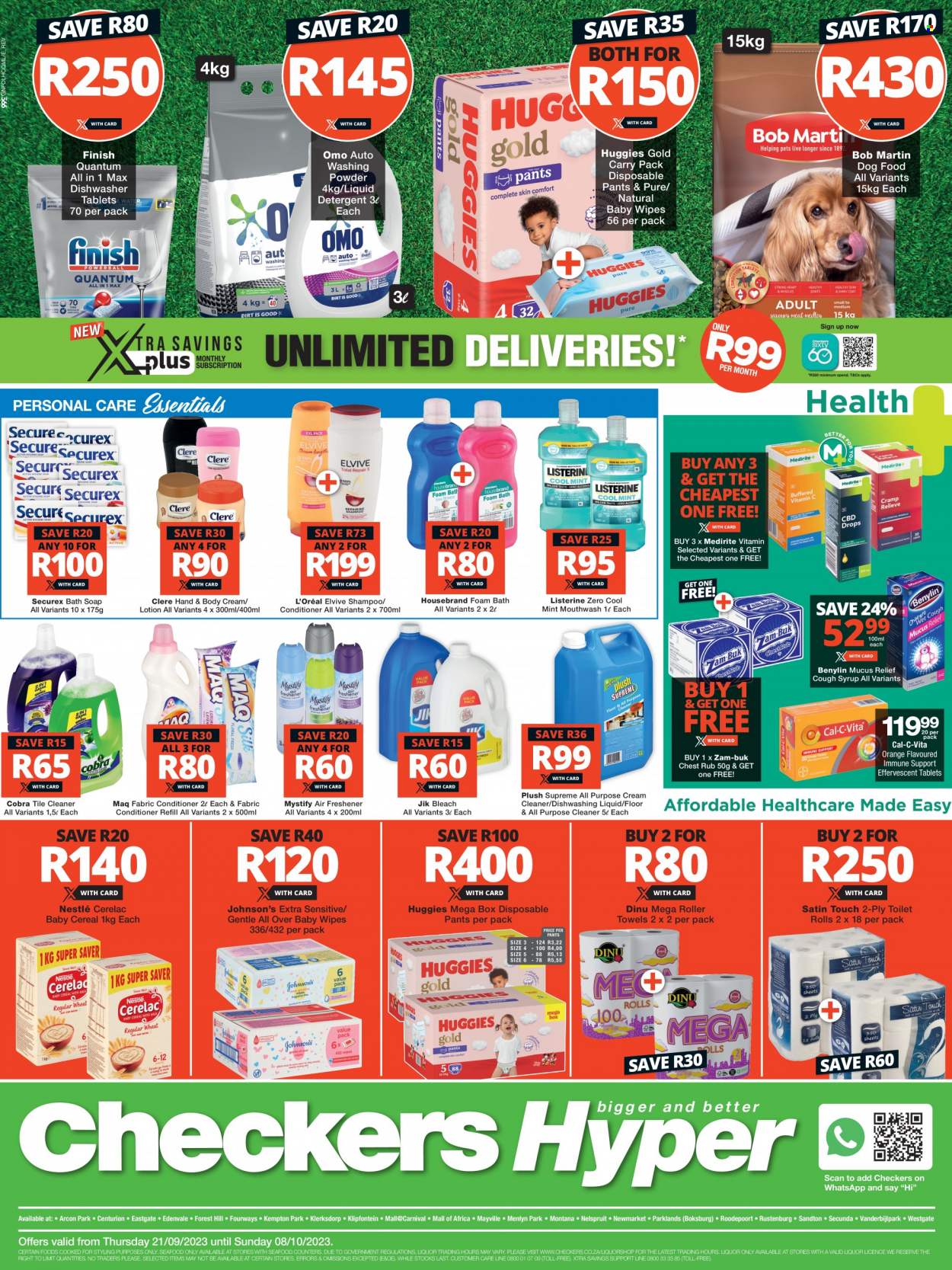 Checkers specials - 21/09/2023 - 08/10/2023. Page 4