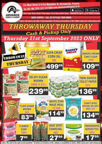Advance Cash & Carry catalogue  - 21/09/2023 - 21/09/2023.