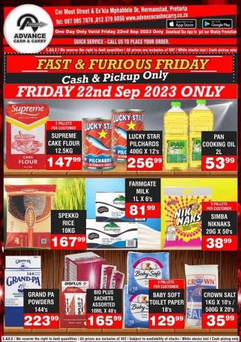 Advance Cash & Carry catalogue  - 22/09/2023 - 22/09/2023.