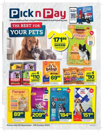Pick n Pay catalogue  - 22/09/2023 - 08/10/2023.