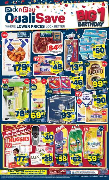 Pick n Pay QualiSave catalogue  - 21/09/2023 - 25/09/2023.