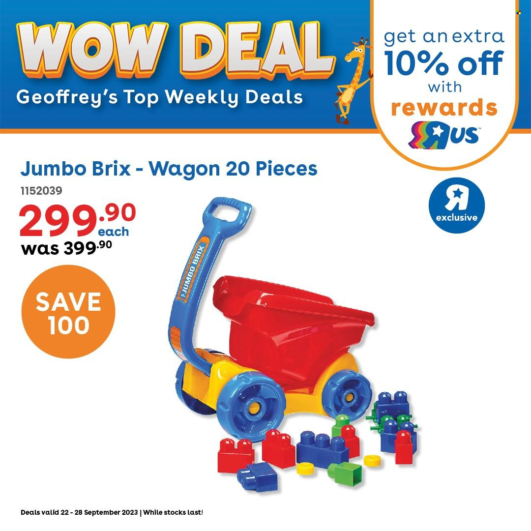 Toys R Us specials - 22/09/2023 - 28/09/2023. Page 5