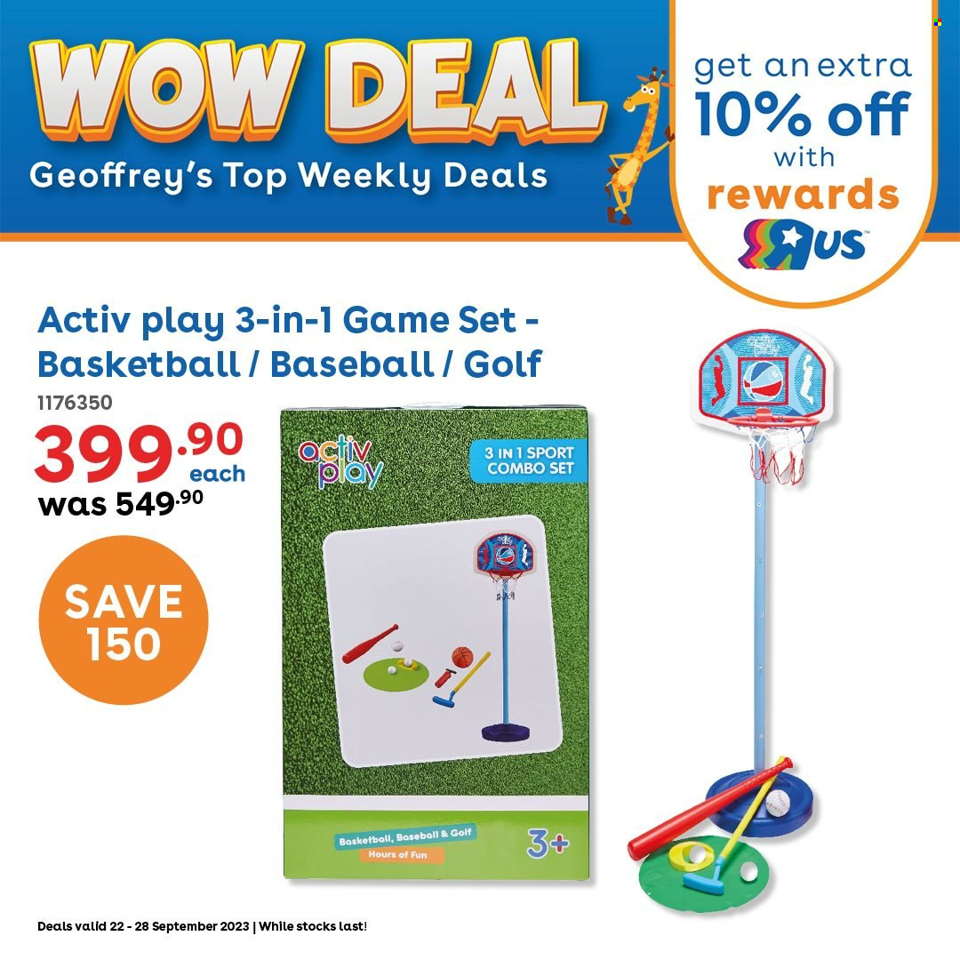Toys R Us specials - 22/09/2023 - 28/09/2023. Page 10