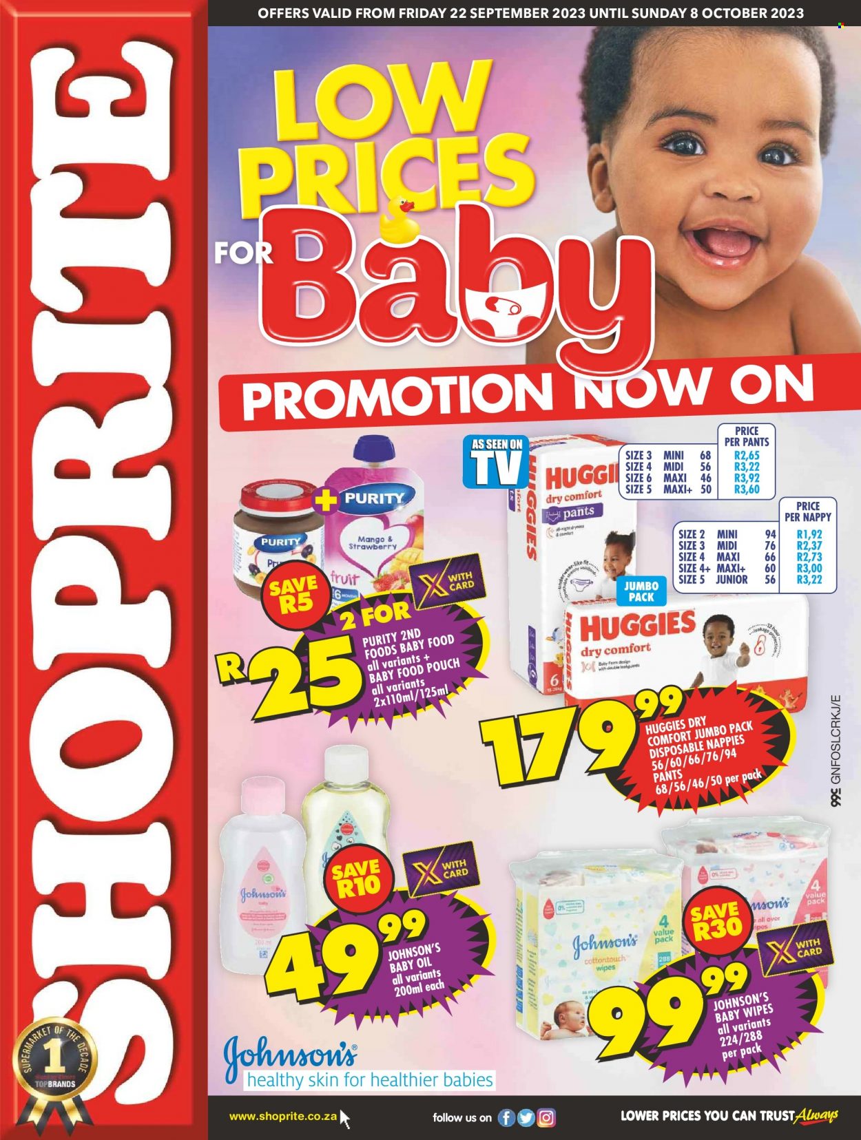 Shoprite specials - 22/09/2023 - 08/10/2023. Page 1