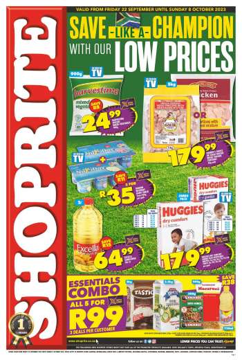 Shoprite catalogue  - 22/09/2023 - 08/10/2023.