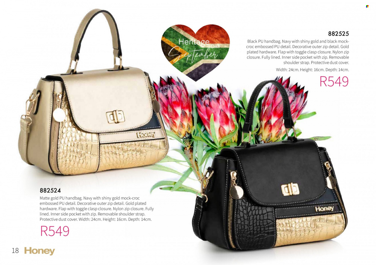Honey specials. Page 20