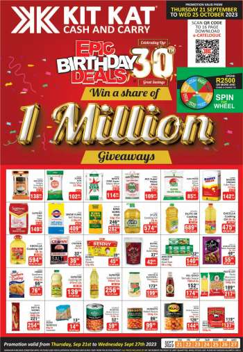 Kit Kat Cash & Carry catalogue  - 21/09/2023 - 25/09/2023.