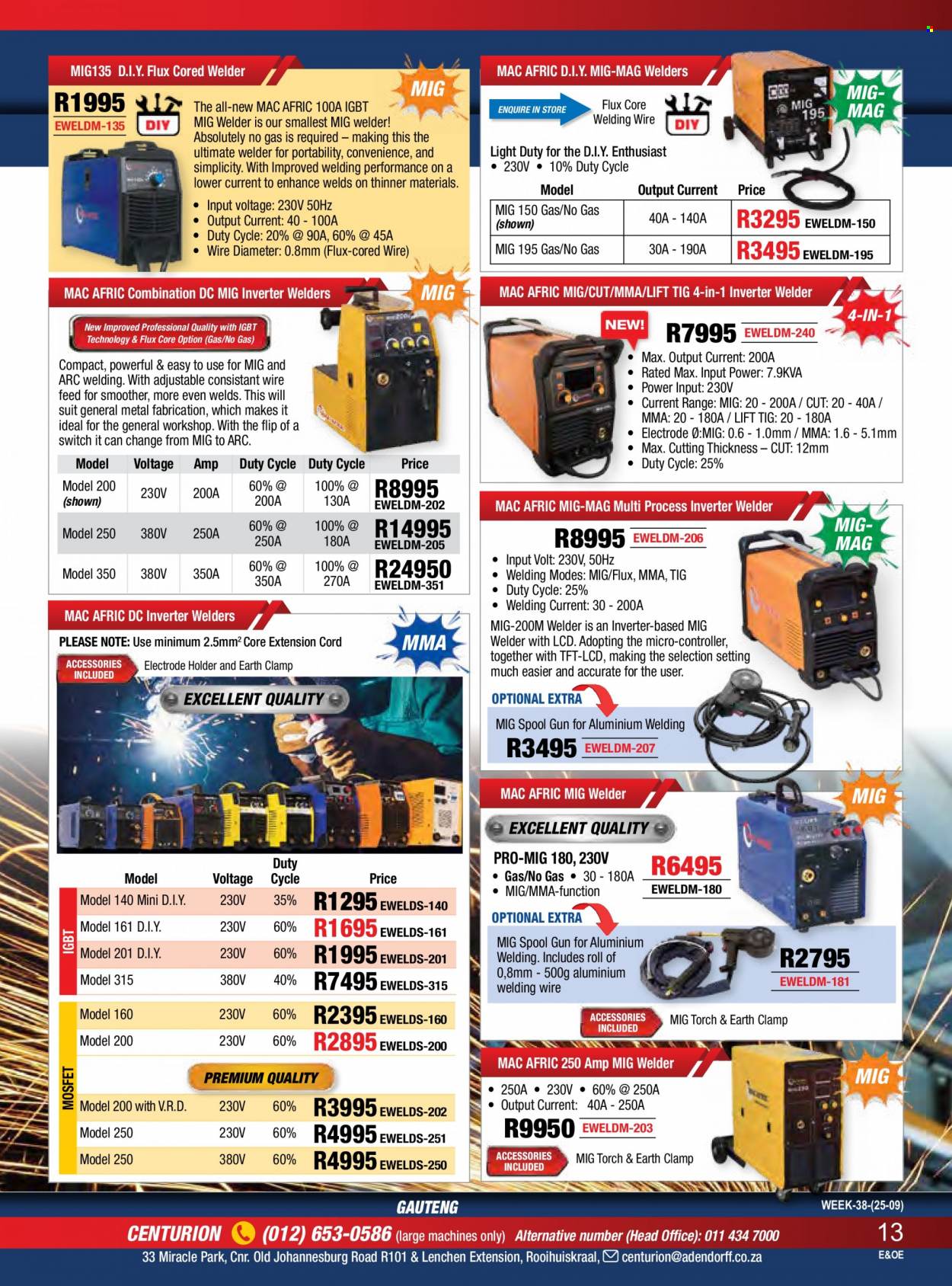 Adendorff Machinery Mart specials. Page 15
