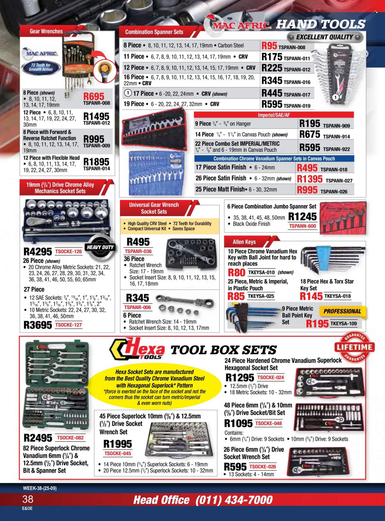 Adendorff Machinery Mart specials. Page 40