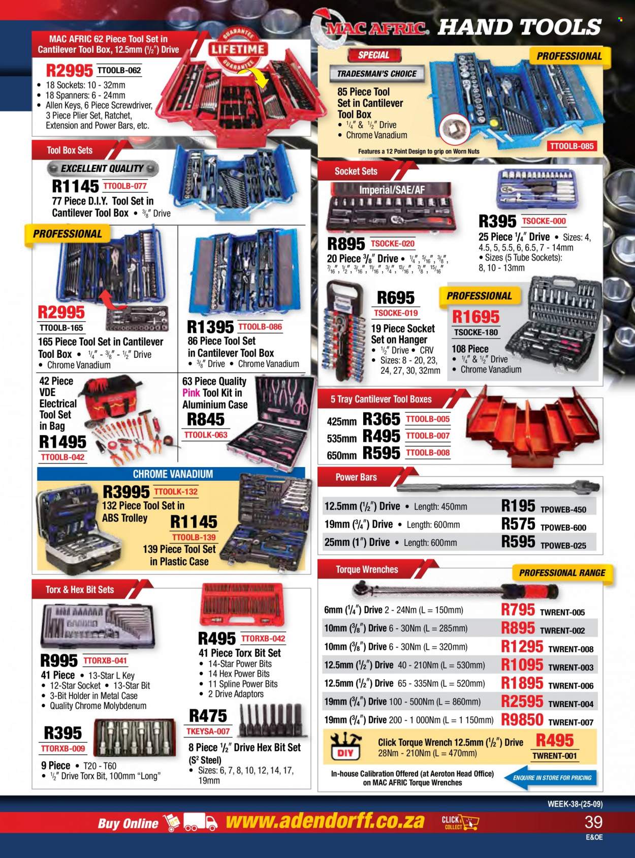 Adendorff Machinery Mart specials. Page 41