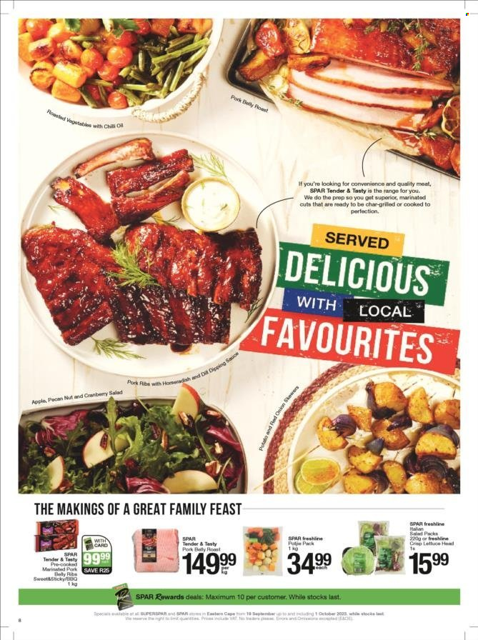 SPAR specials - 19/09/2023 - 01/10/2023. Page 8
