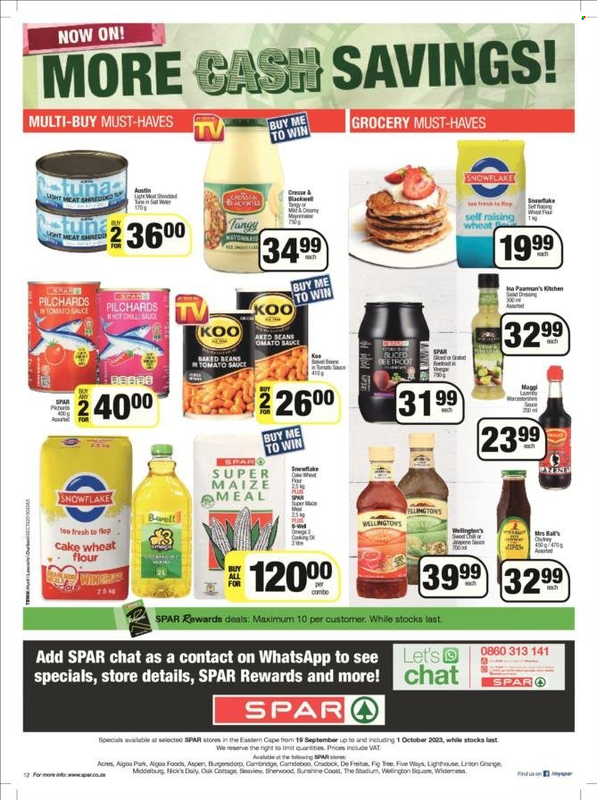 SPAR specials - 19/09/2023 - 01/10/2023. Page 12