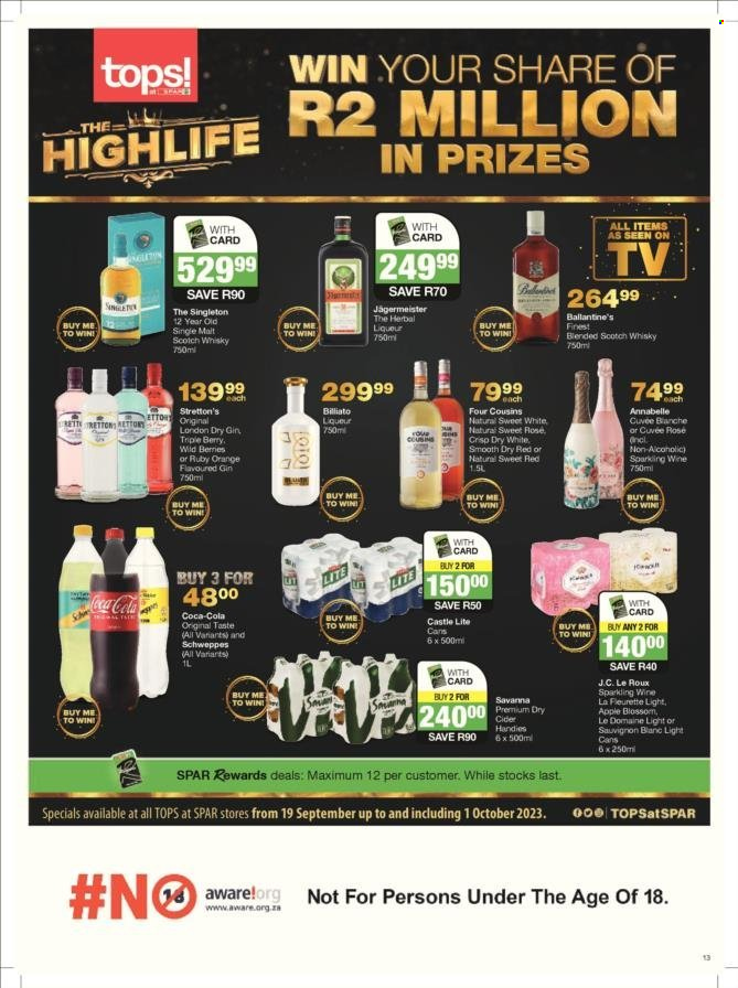 SPAR specials - 19/09/2023 - 01/10/2023. Page 13