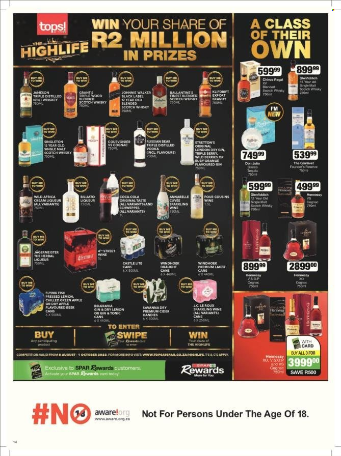 SPAR specials - 19/09/2023 - 01/10/2023. Page 14