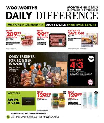 Woolworths catalogue  - 25/09/2023 - 08/10/2023.