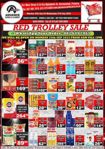 Advance Cash & Carry catalogue  - 25/09/2023 - 27/09/2023.
