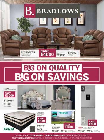 Bradlows catalogue  - 02/10/2023 - 05/11/2023.