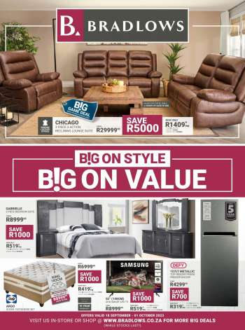 Bradlows catalogue  - 18/09/2023 - 01/10/2023.