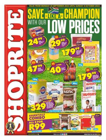 Shoprite catalogue  - 25/09/2023 - 08/10/2023.