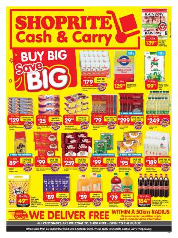 Shoprite catalogue  - 25/09/2023 - 08/10/2023.