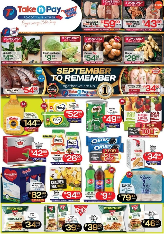 Take n Pay specials - 26/09/2023 - 01/10/2023. Page 1
