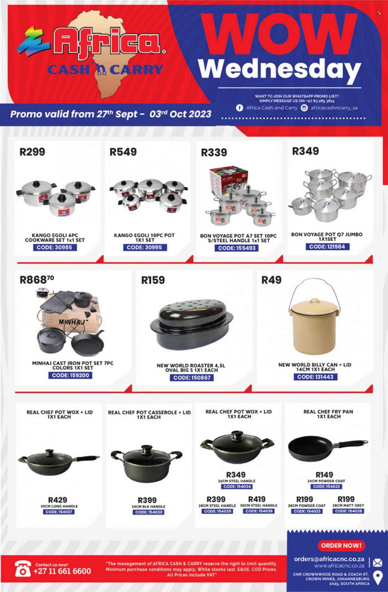 Africa Cash & Carry specials - 27/09/2023 - 03/10/2023. Page 1