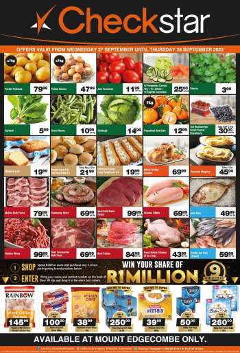 Checkstar catalogue  - 27/09/2023 - 28/09/2023.