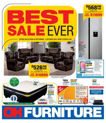 OK Furniture catalogue  - 28/09/2023 - 08/10/2023.