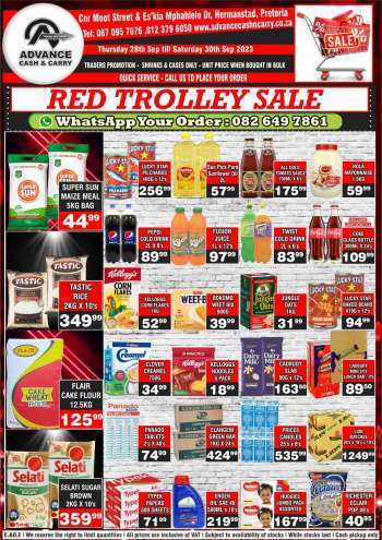 Advance Cash & Carry catalogue  - 28/09/2023 - 30/09/2023.