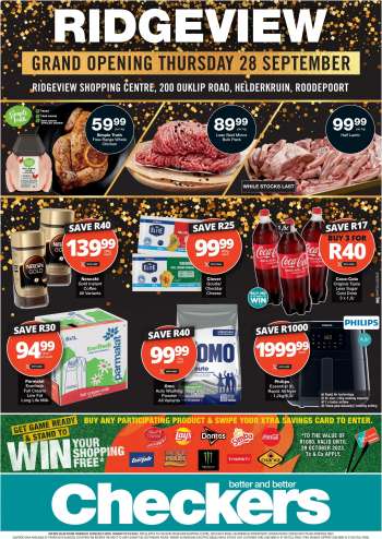 Checkers catalogue  - 28/09/2023 - 01/10/2023.