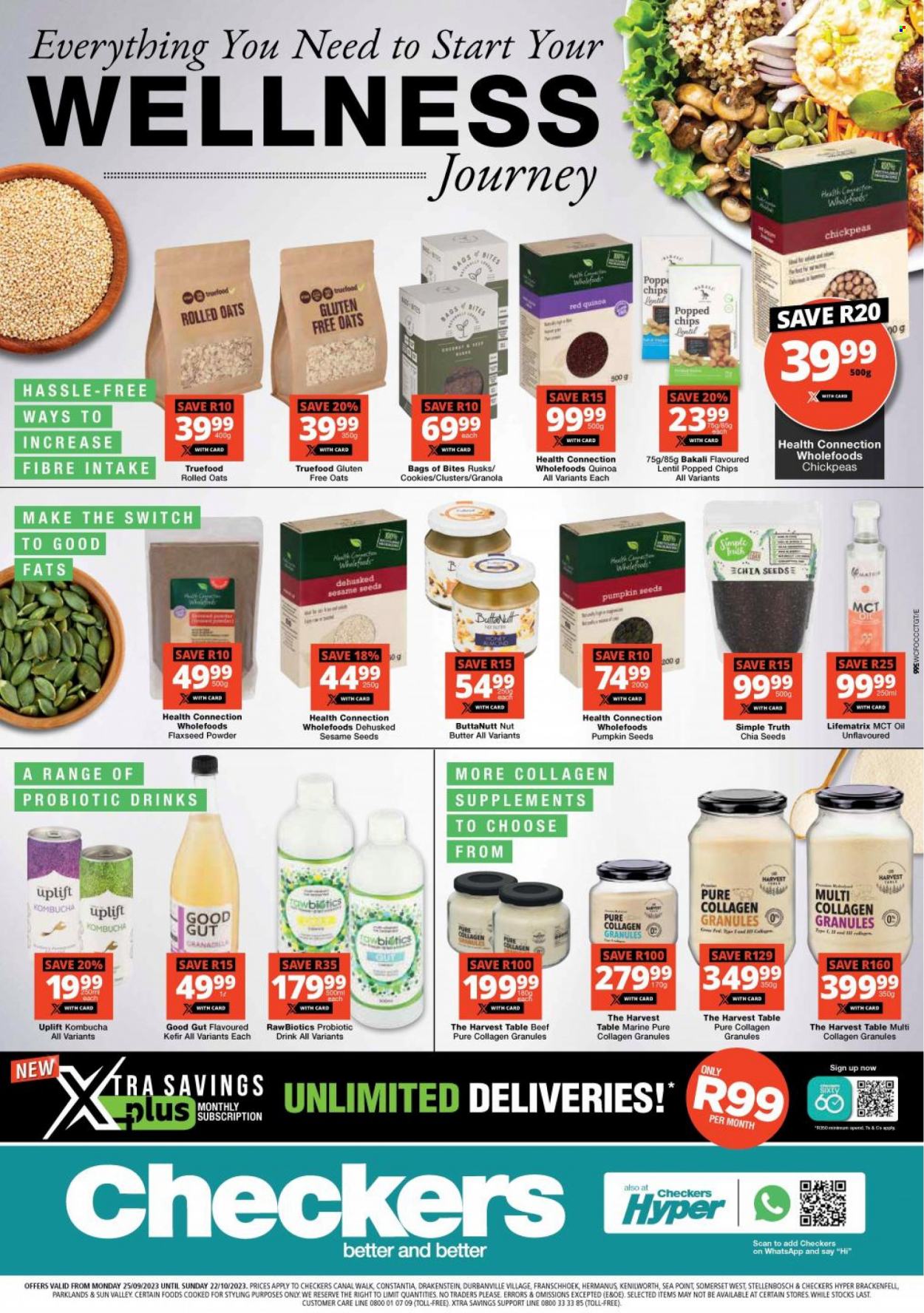 Checkers specials - 25/09/2023 - 22/10/2023. Page 1