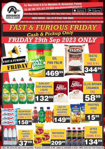 Advance Cash & Carry catalogue  - 29/09/2023 - 29/09/2023.