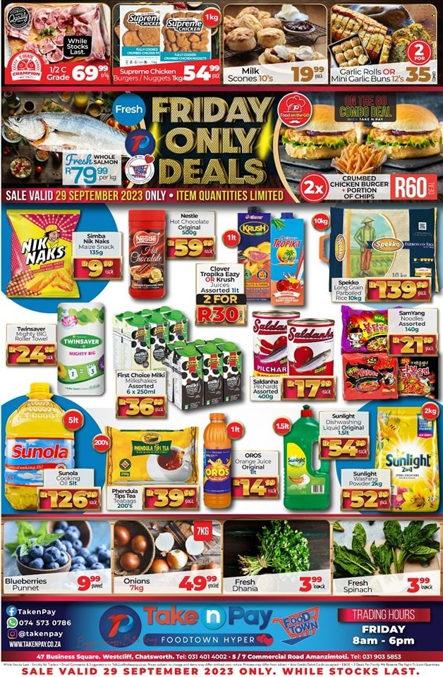 Take n Pay specials - 29/09/2023 - 29/09/2023. Page 1
