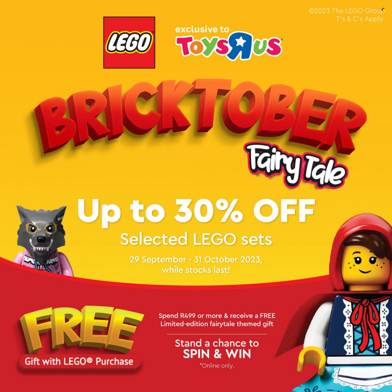Toys R Us specials - 29/09/2023 - 31/10/2023. Page 1