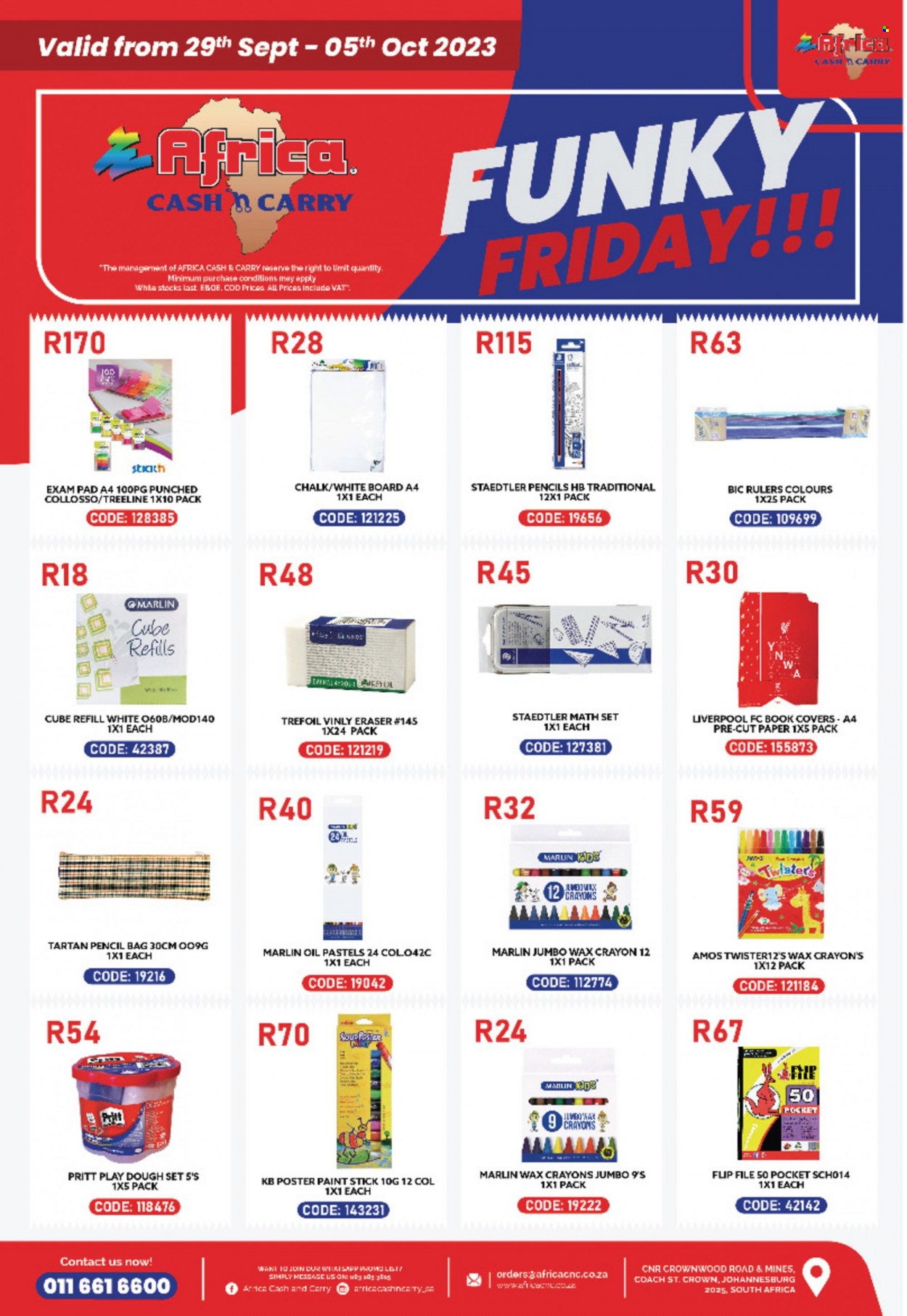 Africa Cash & Carry specials - 29/09/2023 - 05/10/2023. Page 1