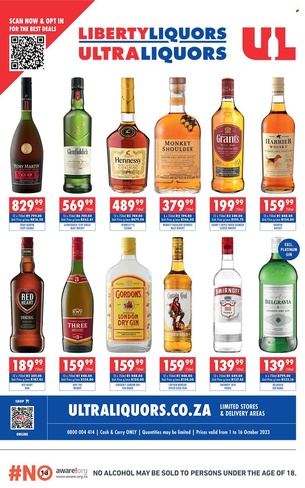 Liberty Liquors specials - 01/10/2023 - 16/10/2023. Page 1