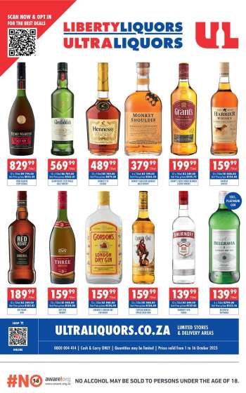 Liberty Liquors catalogue  - 01/10/2023 - 16/10/2023.