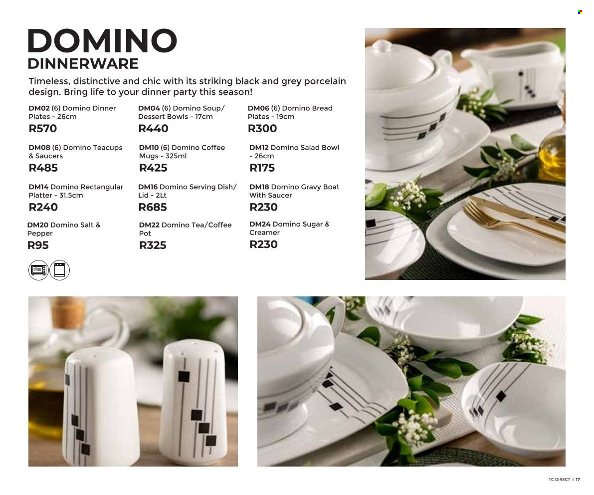 Table Charm Direct specials. Page 17