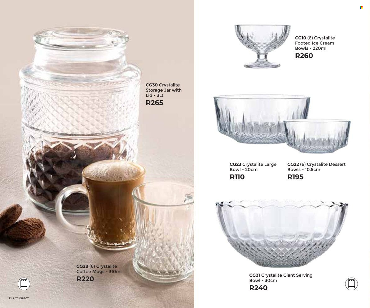 Table Charm Direct specials. Page 22