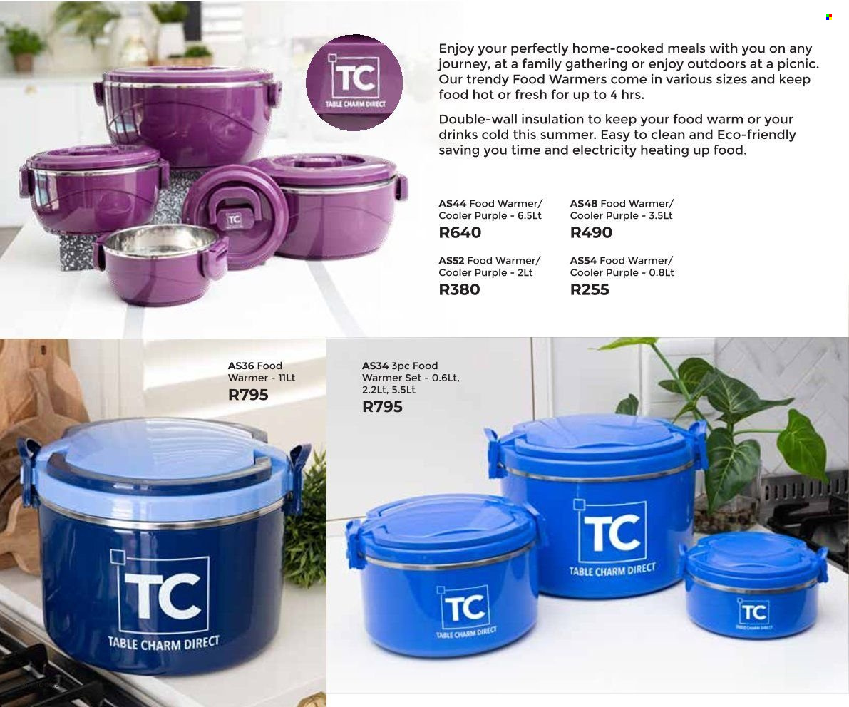 Table Charm Direct specials. Page 50
