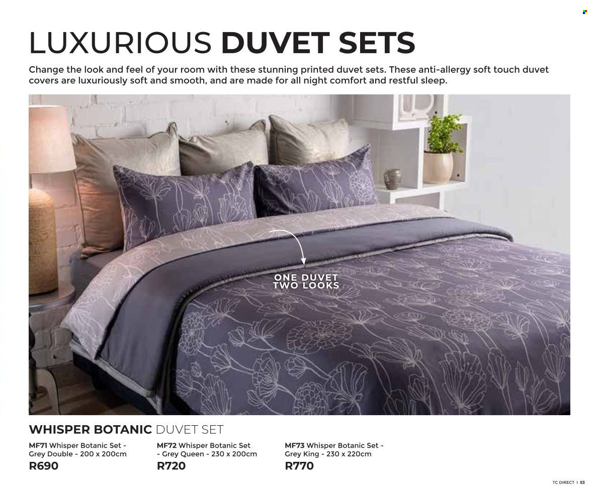 Table Charm Direct specials. Page 53