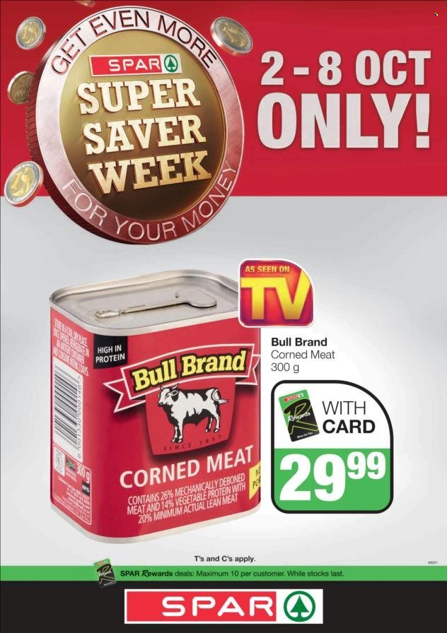 SPAR specials - 02/10/2023 - 08/10/2023. Page 1