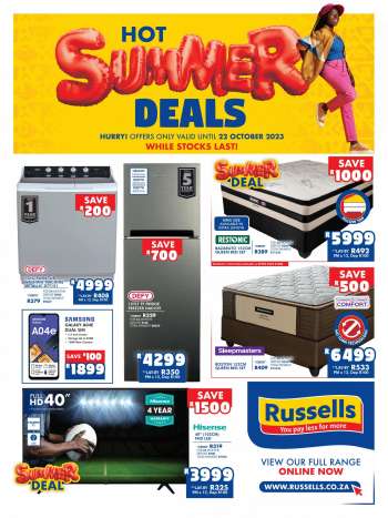 Russells catalogue  - 02/10/2023 - 22/10/2023.